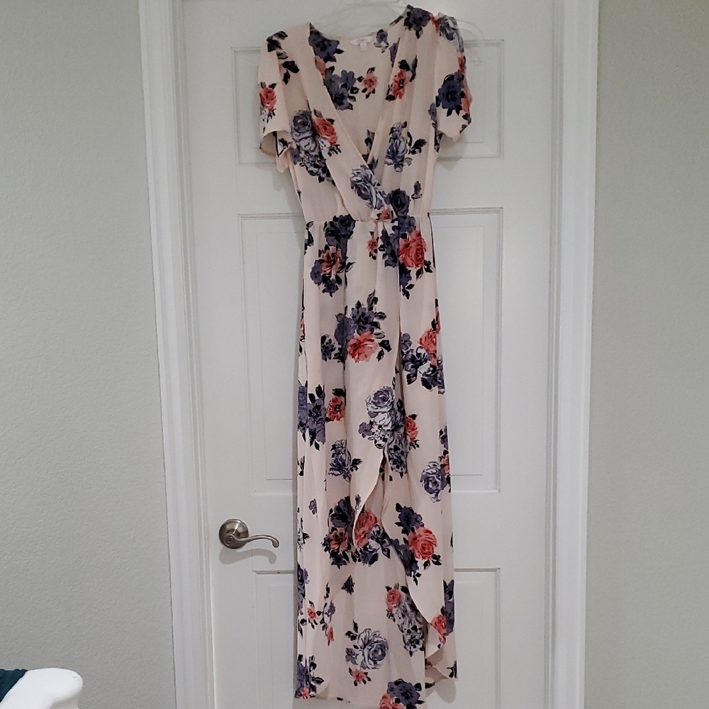 Candies Floral Wrap Dress sz xs